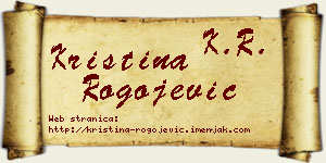 Kristina Rogojević vizit kartica